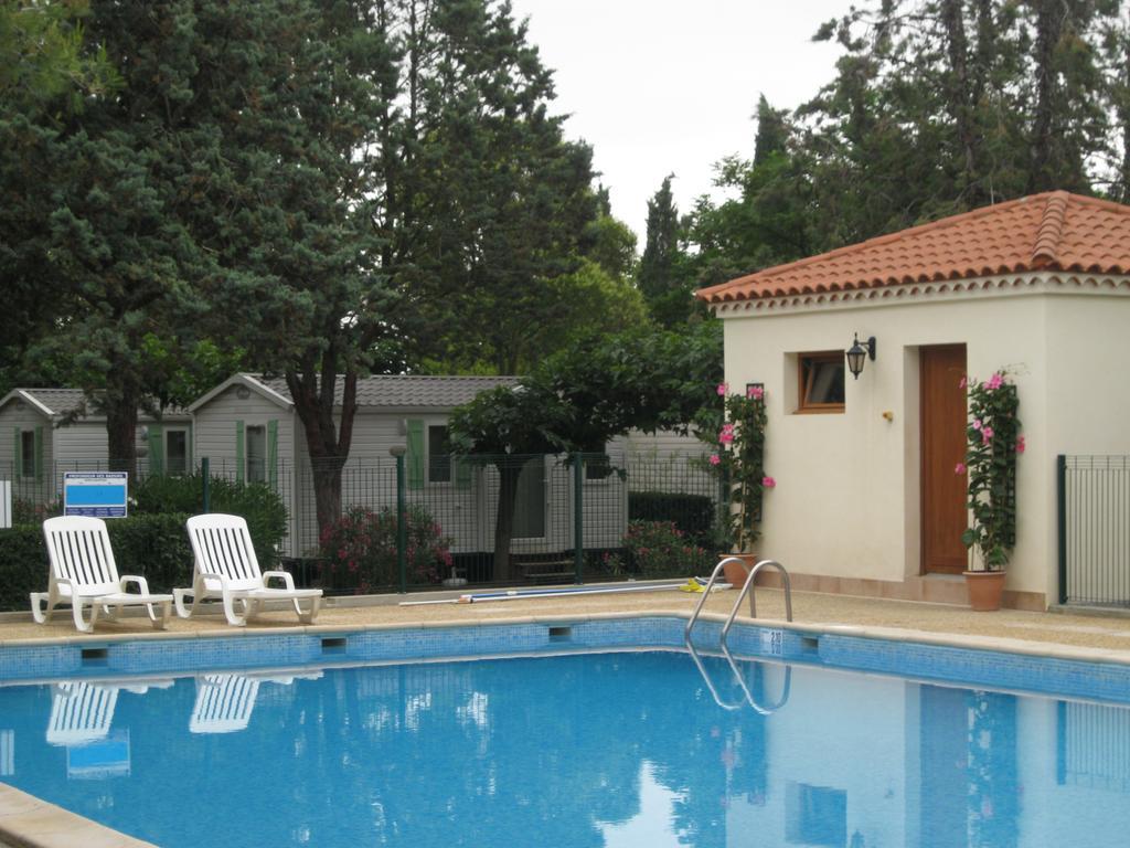 Camping Le Rebau Montblanc Exterior photo